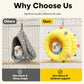 Give Birds Cozy Rest Instantly! Soft Fleece Hanging Bird Bed
