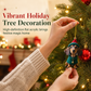Trim Your Tree Instantly! Shatterproof Acrylic Dachshund Ornament（3-Pack）