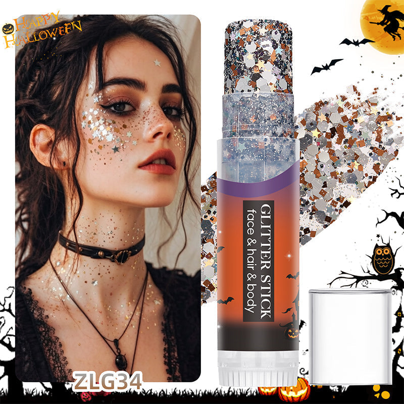 Add Sparkle Instantly! No-Mess Twist-Up Body & Hair Glitter Stick