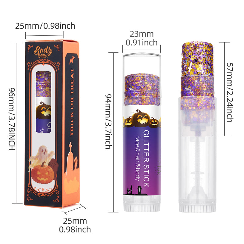 Add Sparkle Instantly! No-Mess Twist-Up Body & Hair Glitter Stick