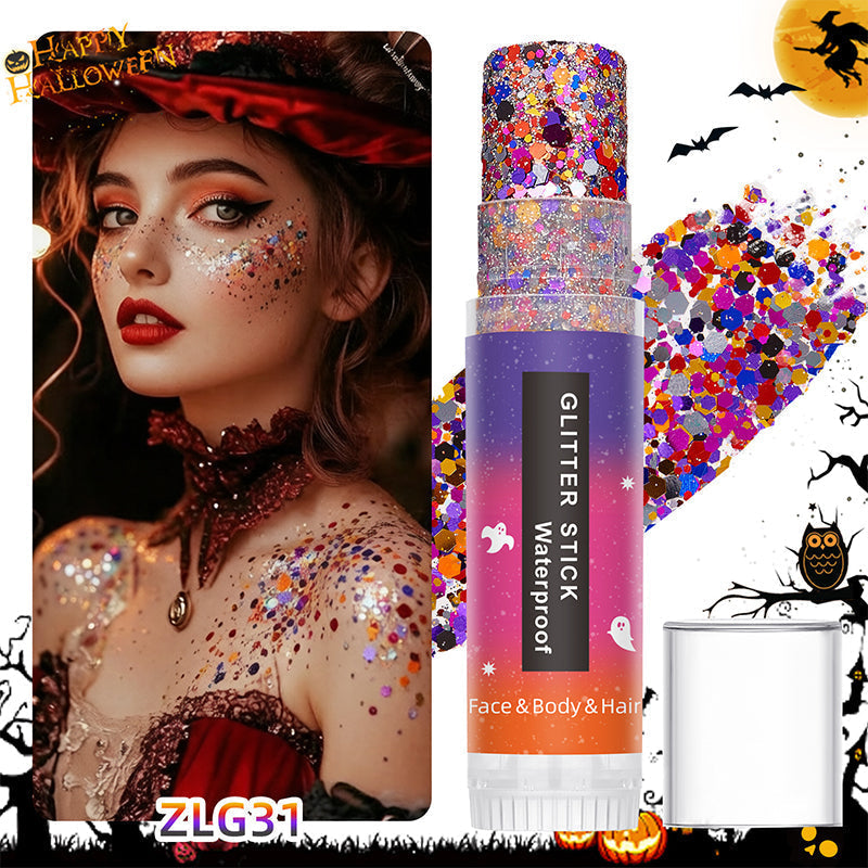 Add Sparkle Instantly! No-Mess Twist-Up Body & Hair Glitter Stick