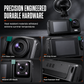 Record Every Angle Instantly! 3-Channel 1080P Car Dash Cam