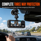 Record Every Angle Instantly! 3-Channel 1080P Car Dash Cam