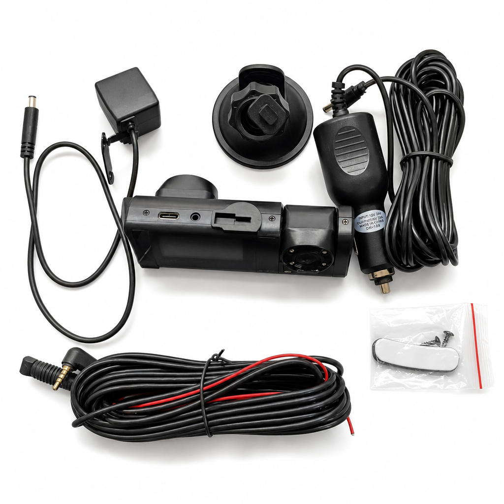 Record Every Angle Instantly! 3-Channel 1080P Car Dash Cam
