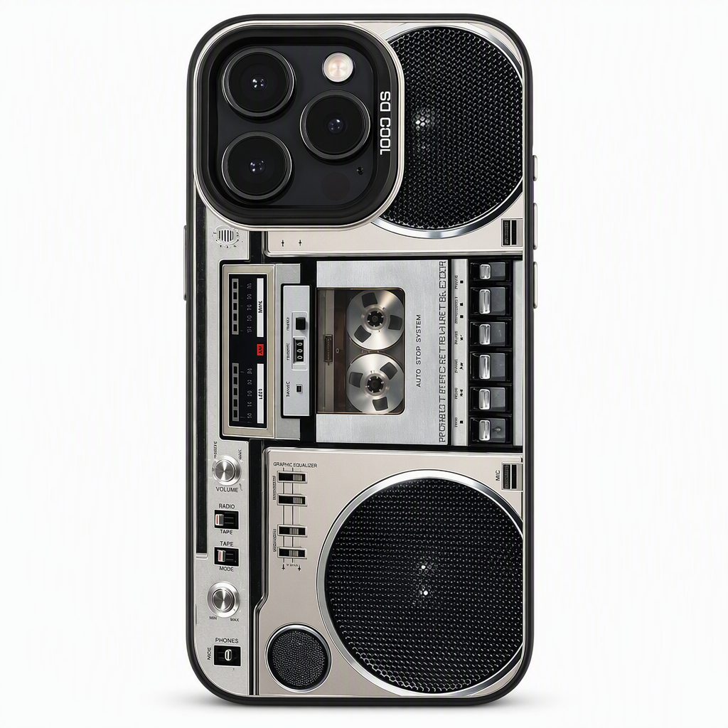 Stand Out Instantly! Retro Cassette Electroplated Phone Case