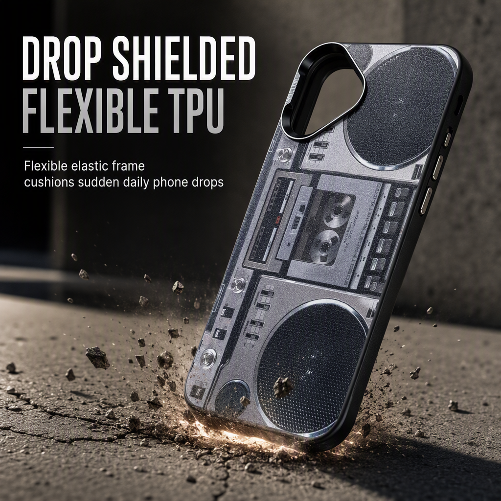 Stand Out Instantly! Retro Cassette Electroplated Phone Case