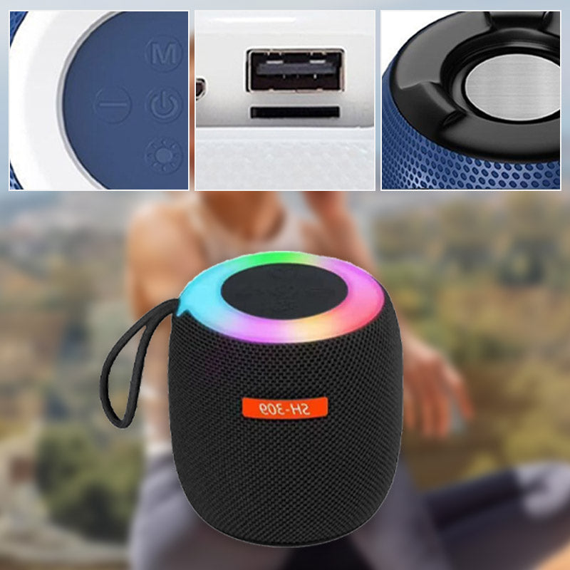 Play Music Anywhere Instantly! IPX5 Portable Bluetooth Speaker