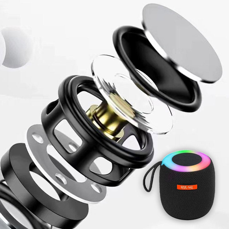 Play Music Anywhere Instantly! IPX5 Portable Bluetooth Speaker