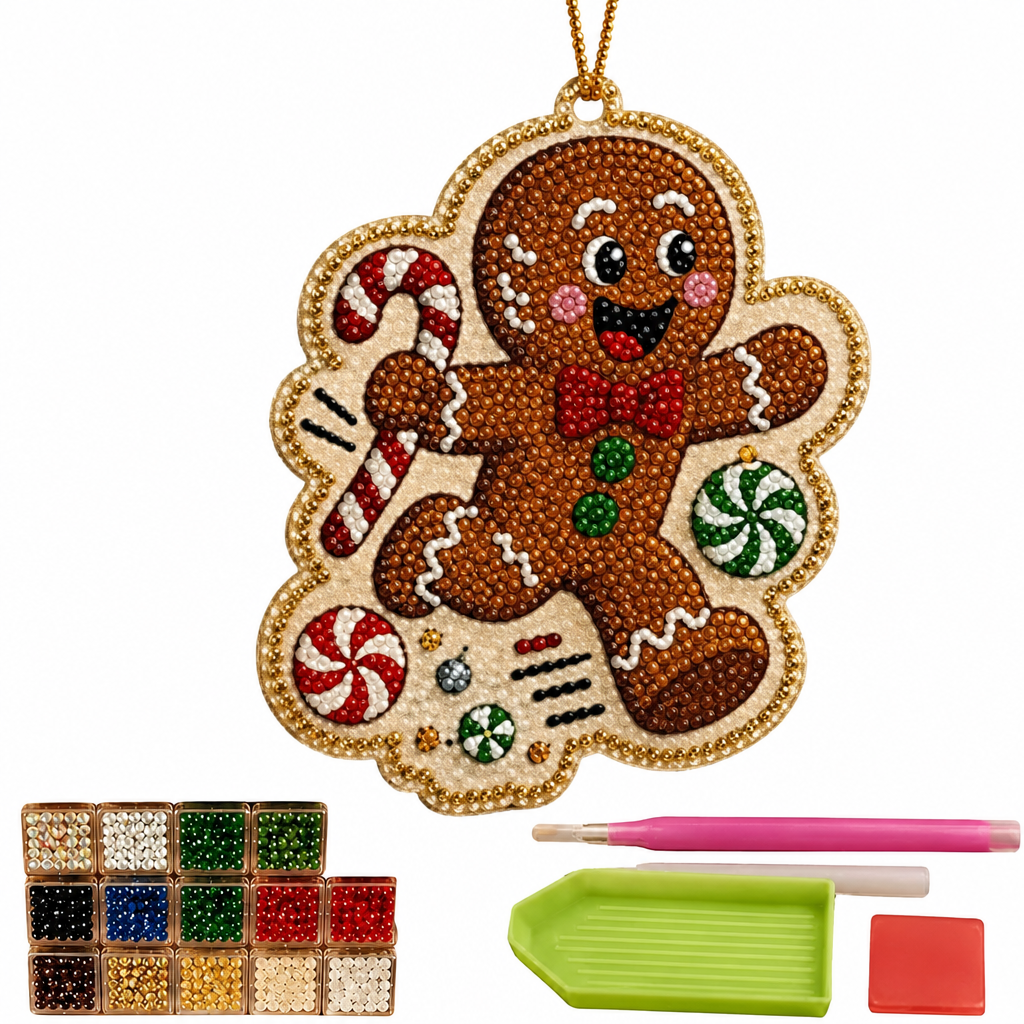 Craft Sparkling Ornaments Instantly! Christmas Pearl Art DIY Kit