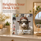 Add Fun to Your Desk Instantly! Funny Sheep 2027 Desk Calendar