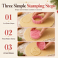 Press Crisp Holiday Cookies Instantly! 10-Shape Christmas Cookie Stamp Set