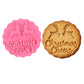 Press Crisp Holiday Cookies Instantly! 10-Shape Christmas Cookie Stamp Set