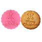 Press Crisp Holiday Cookies Instantly! 10-Shape Christmas Cookie Stamp Set