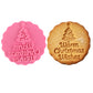 Press Crisp Holiday Cookies Instantly! 10-Shape Christmas Cookie Stamp Set