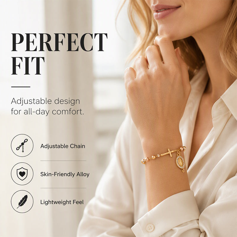 Add Elegant Style Instantly! Adjustable Beaded Bracelet