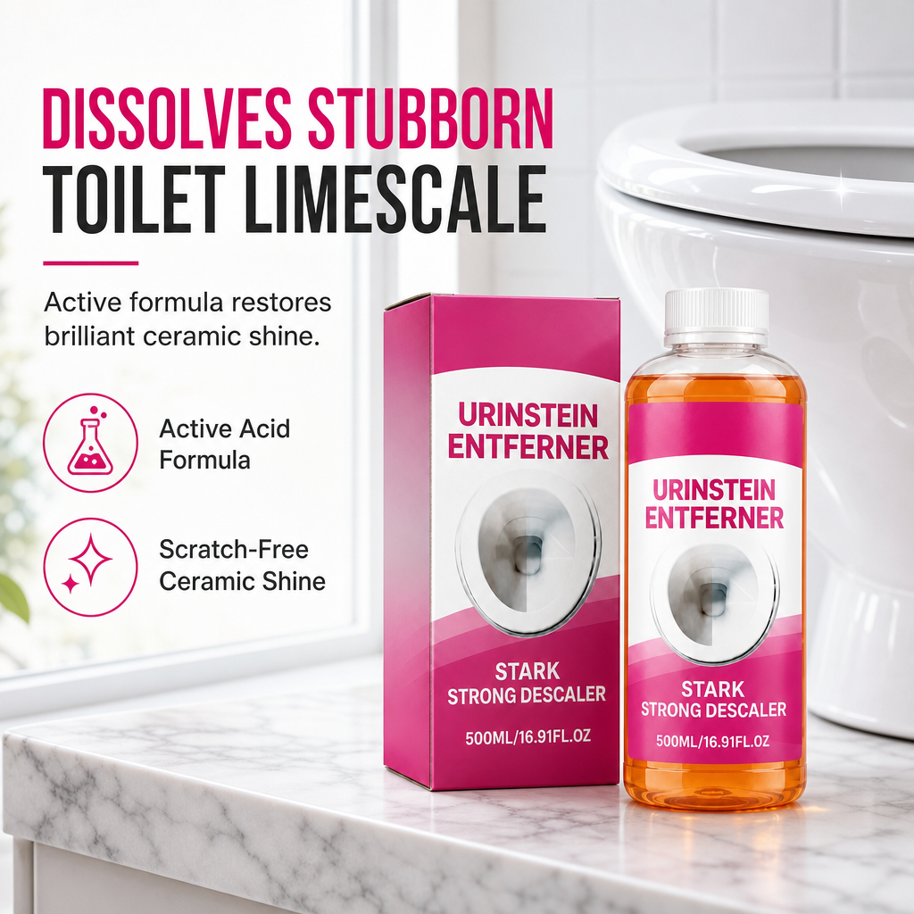Remove Toilet Scale Instantly! Concentrated Descaler Cleaner