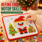 Create Festive Art Instantly! No-Mess Christmas Pegboard Kit