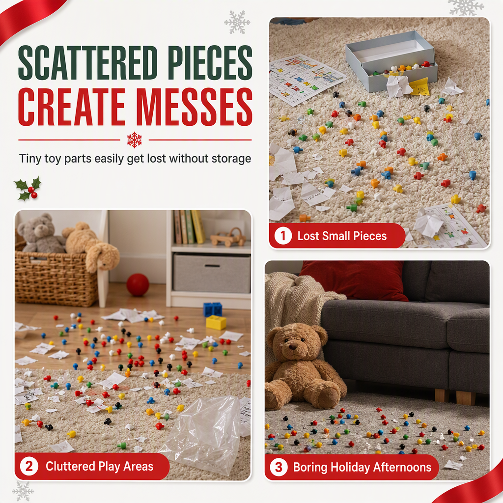 Create Festive Art Instantly! No-Mess Christmas Pegboard Kit