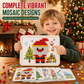 Create Festive Art Instantly! No-Mess Christmas Pegboard Kit