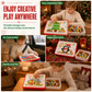 Create Festive Art Instantly! No-Mess Christmas Pegboard Kit