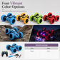 Tumble & Climb Instantly! Double-Sided LED RC Stunt Car