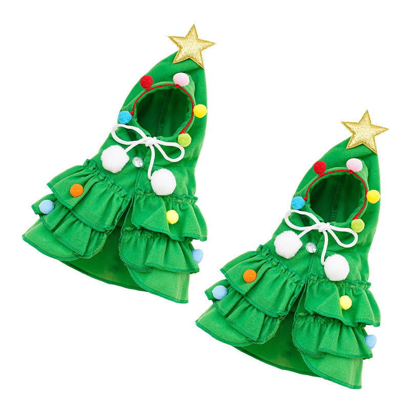 Dress Pets Festively Instantly! Christmas Tree Cloak