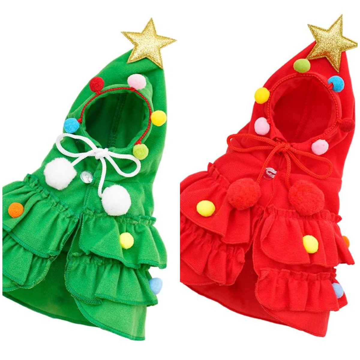 Dress Pets Festively Instantly! Christmas Tree Cloak