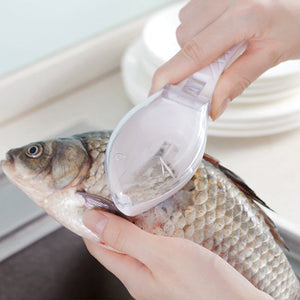 Scale Fish Instantly! No-Mess Stainless Steel Fish Scaler