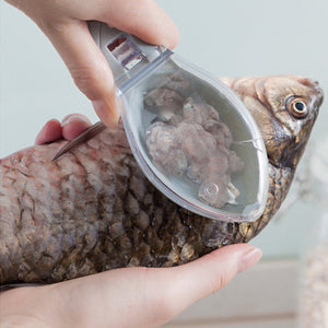 Scale Fish Instantly! No-Mess Stainless Steel Fish Scaler