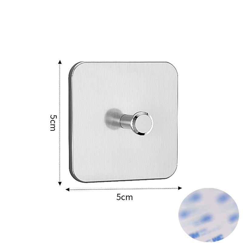 Hang Anything Instantly! No-Drill Stainless Steel Adhesive Hooks