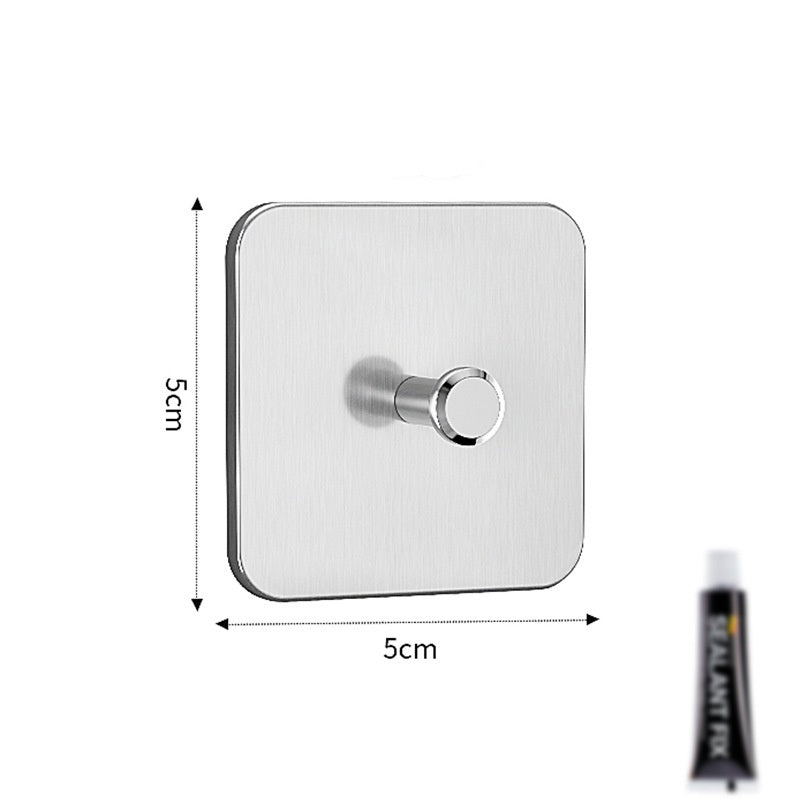 Hang Anything Instantly! No-Drill Stainless Steel Adhesive Hooks