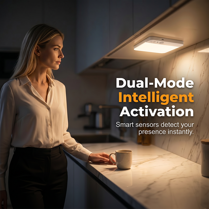 Light Up Instantly! Rechargeable Motion Sensor Ceiling Light