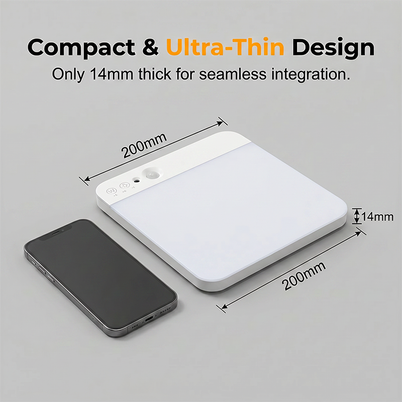 Light Up Instantly! Rechargeable Motion Sensor Ceiling Light