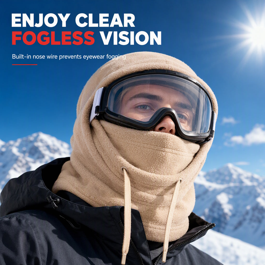 Block Cold Wind Instantly! Fleece Balaclava for Outdoor Activities