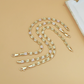 Add Tri-Color Shine Instantly! Unisex Faceted Link Bracelet
