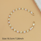 Add Tri-Color Shine Instantly! Unisex Faceted Link Bracelet