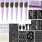 Create Body Art Instantly! Natural 3-Color Henna Tattoo Kit