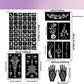 Create Body Art Instantly! Natural 3-Color Henna Tattoo Kit