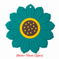 Protect Tables Instantly! Heat-Resistant Sunflower & Lotus Placemats