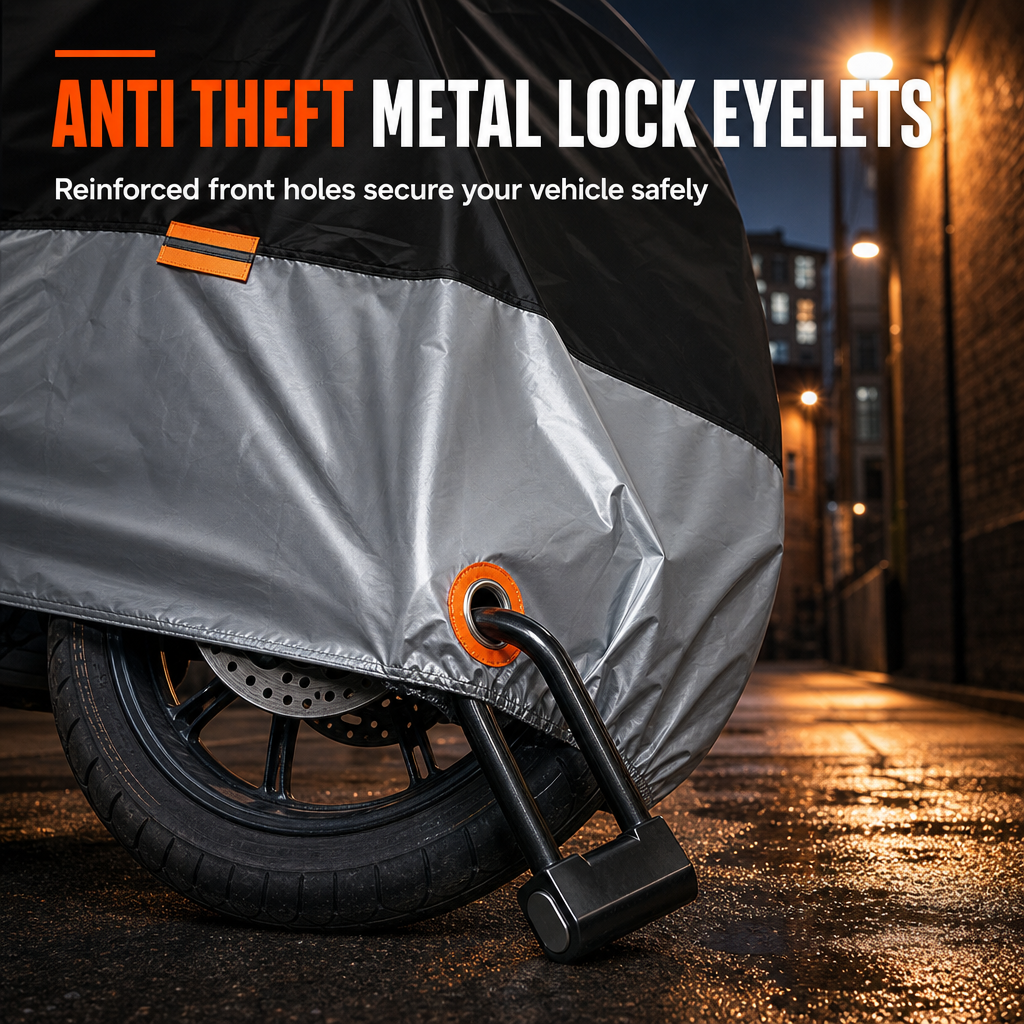 Protect Your Motorcycle Instantly! Waterproof All-Weather Oxford Cover