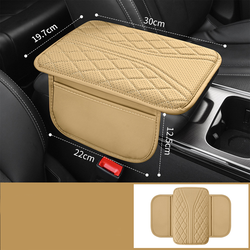 Add Armrest Comfort Instantly! Height-Boosting Console Pad with Storage