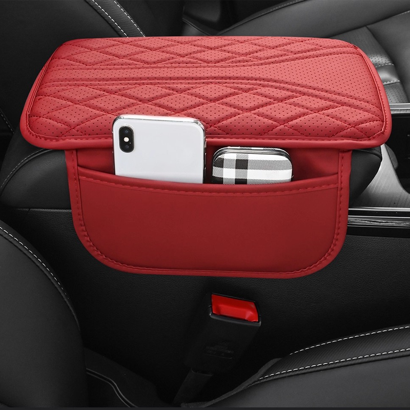 Add Armrest Comfort Instantly! Height-Boosting Console Pad with Storage
