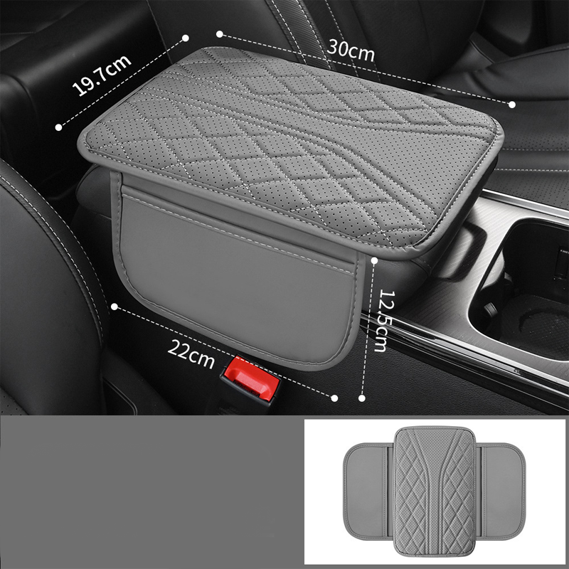 Add Armrest Comfort Instantly! Height-Boosting Console Pad with Storage