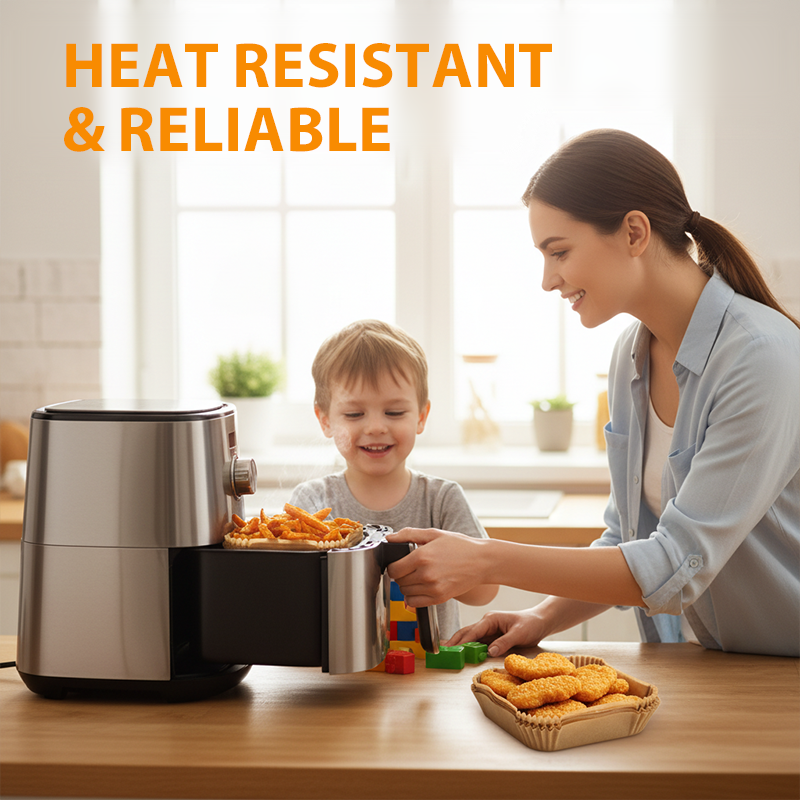 Keep Air Fryer Clean Instantly! Non-Stick Disposable Liners