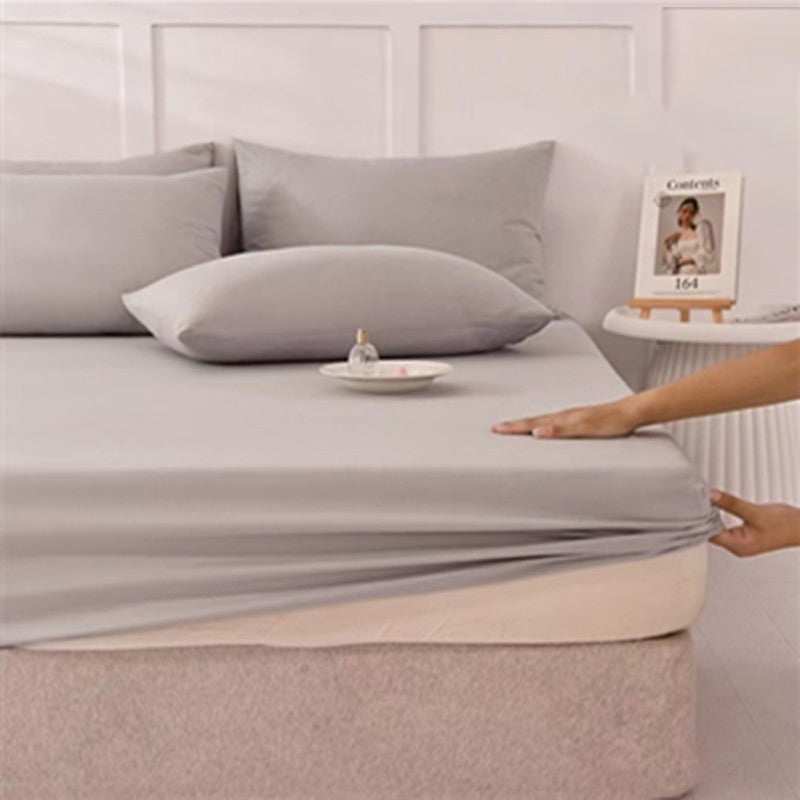 Wrap Your Mattress Instantly! 360° Deep-Pocket Brushed Sheet Set