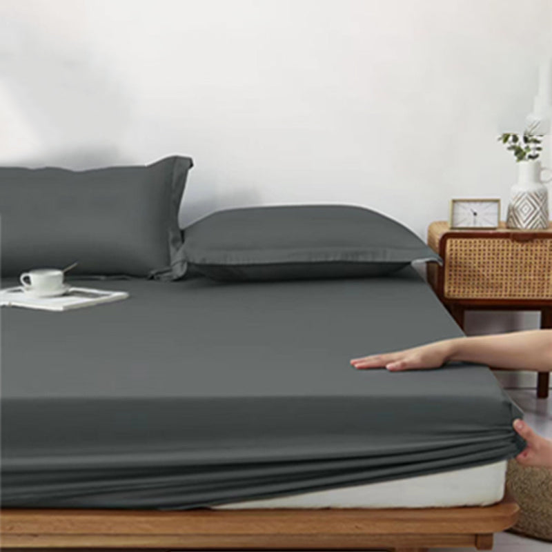 Wrap Your Mattress Instantly! 360° Deep-Pocket Brushed Sheet Set