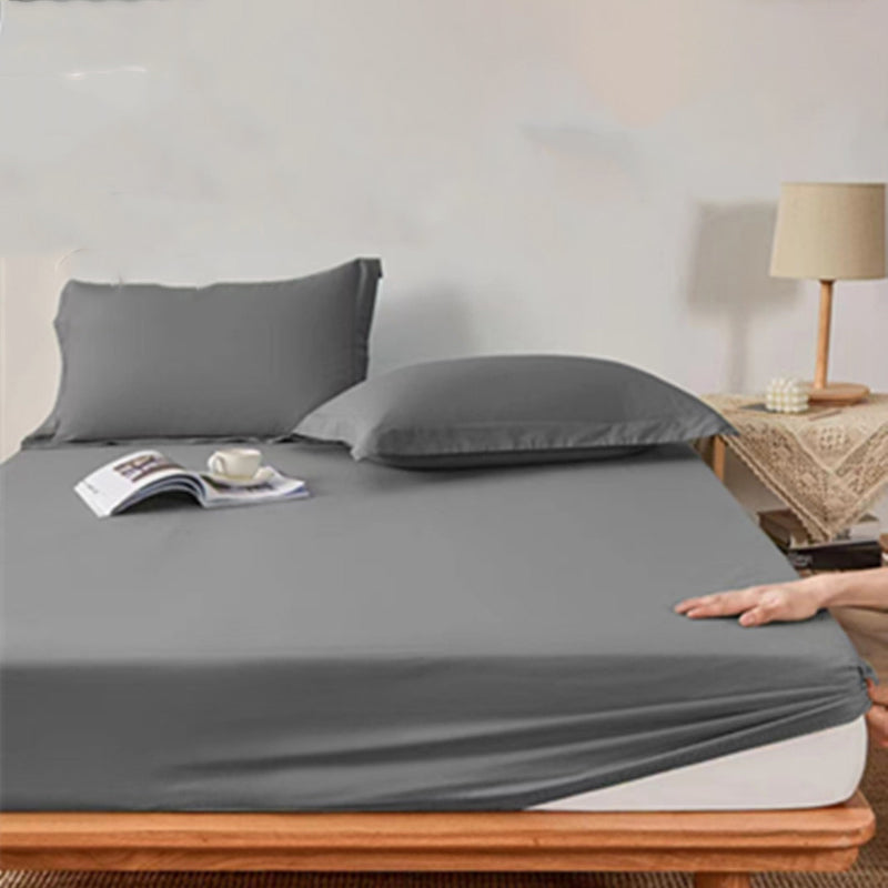 Wrap Your Mattress Instantly! 360° Deep-Pocket Brushed Sheet Set