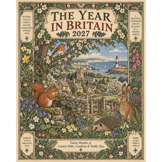 Add Vintage Charm Instantly! 2027 Storybook Wall Calendar