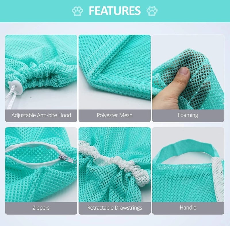 Groom Cats Stress-Free Instantly! Anti-Scratch Cat Bath & Grooming Bag