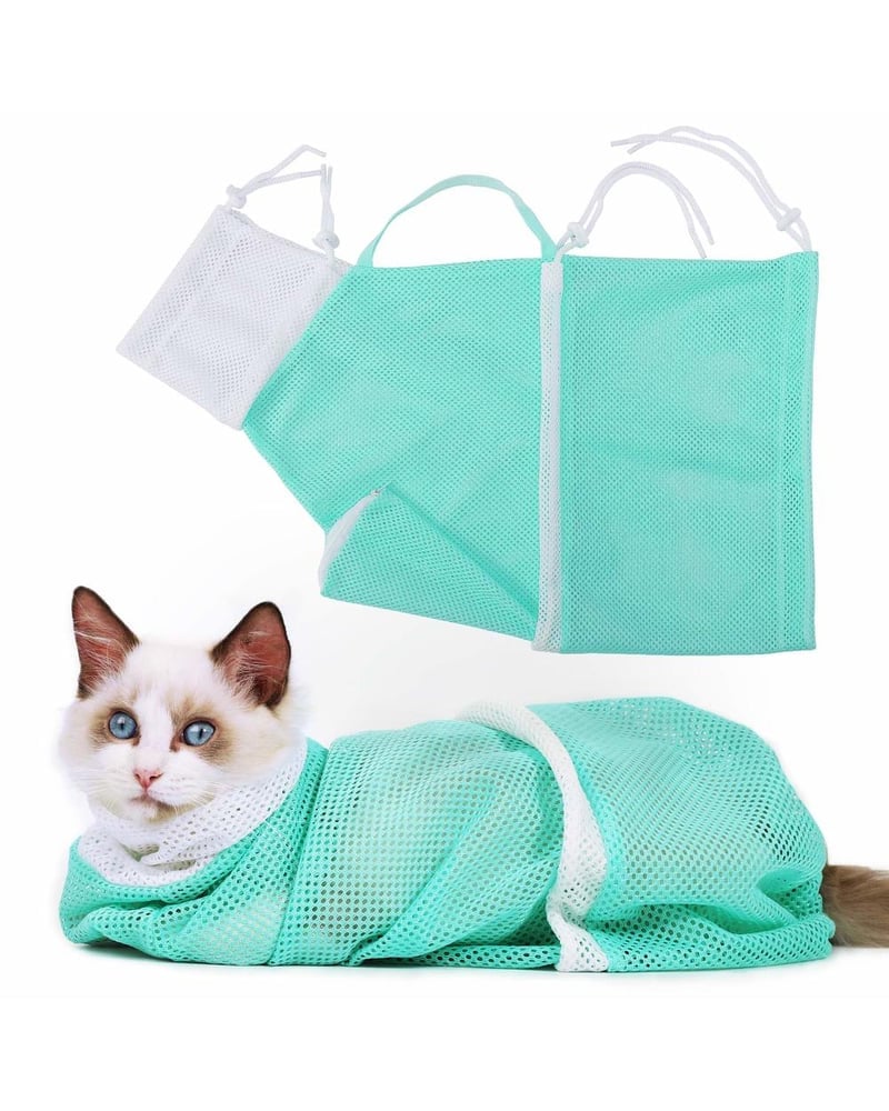 Groom Cats Stress-Free Instantly! Anti-Scratch Cat Bath & Grooming Bag